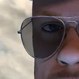 cowboy wearing sunglasses