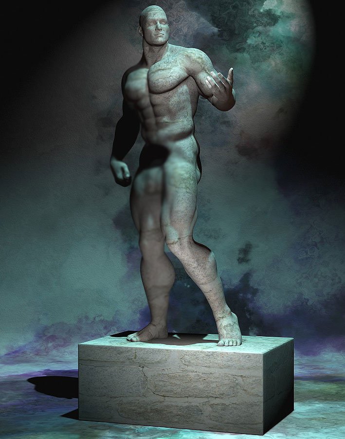 classic masculinity statue