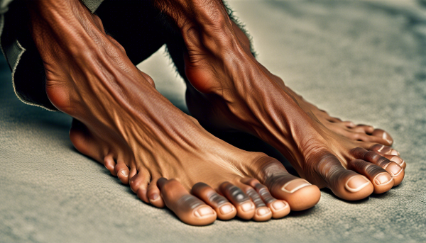 AI image -- too many toes